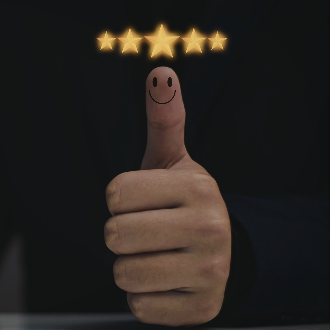 Thumbs Up with 5 Star
